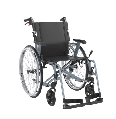 Rehasense ICON 35 BX wheelchair viewed from 45 degree angle