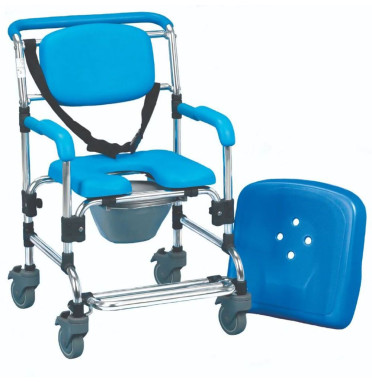 Ocean wheeled shower commode chair