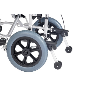 UGO wheelchair anti tip wheels extended