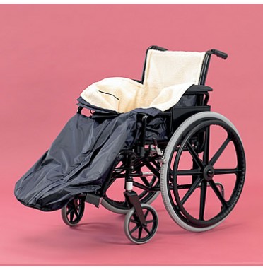 Fleece lined wheelchair cosy