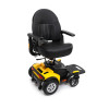 Van Os Medical Excel Quest powerchair showing seat swivelled
