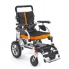 K5 Folding Powerchair shown at 45 degrees side view