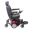 Rascal P327 electrci wheelchair side on in red