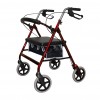 Roma Medical 2467 Heavy Duty Rollator in Red