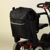 Wheelchair bag with crutch pocket