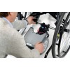 Wheelchair Power Pack Single Wheel being fitted
