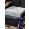 Wheelchair Seat Fleece Cushion fitted to wheelchair