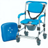 Ocean wheeled shower commode chair side view