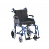XS Aluminium Transit Wheelchair Blue